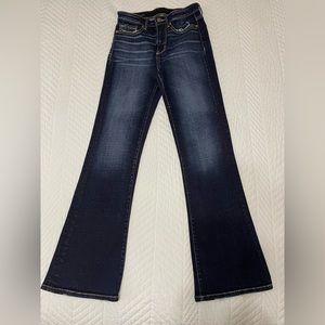 Size 25x30  Bootcut High Rise Jeans Buckle Black